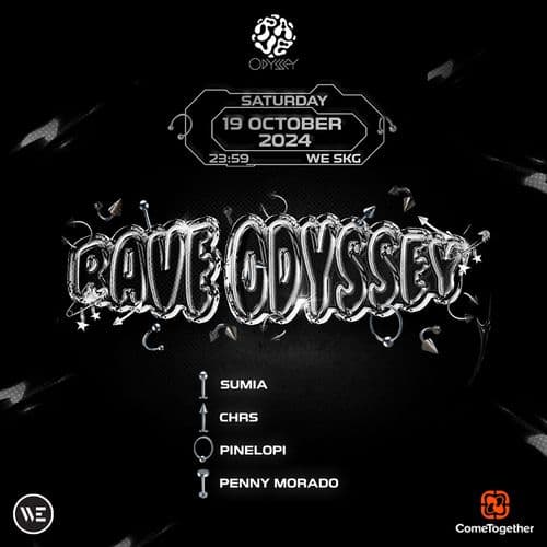 RAVE ODYSSEY pres. SUMIA, CHRS, PINELOPI, PENNY MORADO