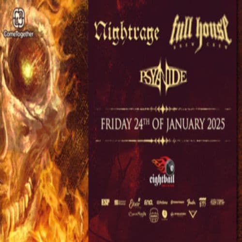 Nightrage, Full House Brew Crue, Psyanide / Thessaloniki / Eightball Club