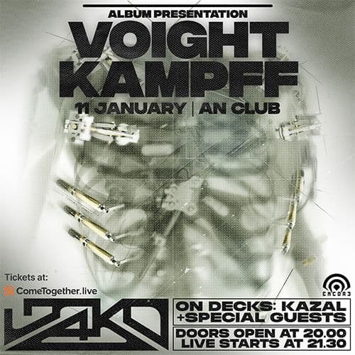 JAKO ΠΑΡΟΥΣΙΑΣΗ ΔΙΣΚΟΥ "VOIGHT KAMPFF" ΑΘΗΝΑ // 11.01.2024 // AN CLUB